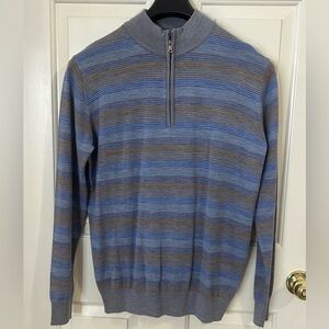 Peter Millar Men’s Medium 1/4 Zip Legend Wool Sweater